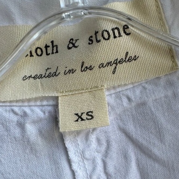 Cloth and stone white button down shirt XS - Picture 3 of 7